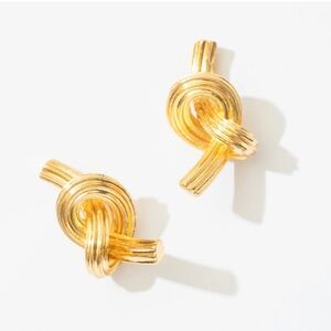 Frasier Sterling Sailor's Knot Earrings in Gold
